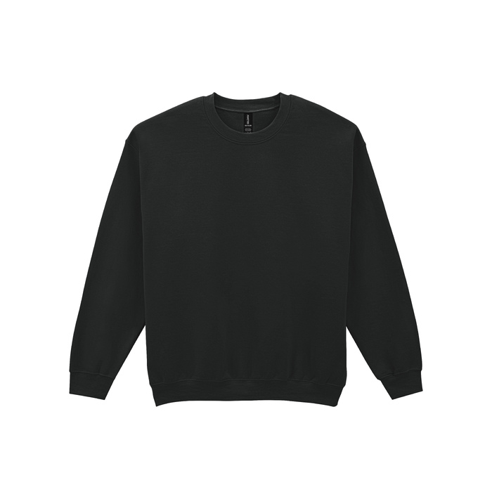 Свитшот HEAVY BLEND, ЧЕРНЫЙ 4XL