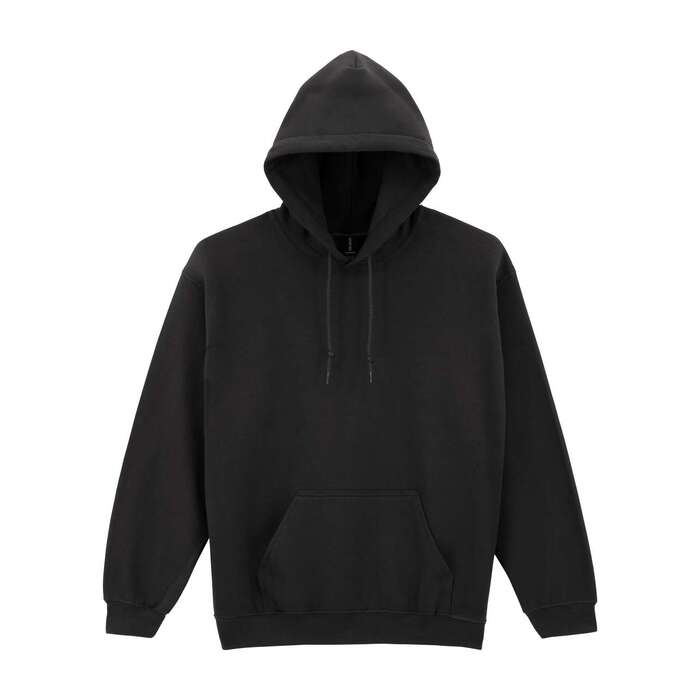 Худи HEAVY BLEND, ЧЕРНЫЙ 4XL