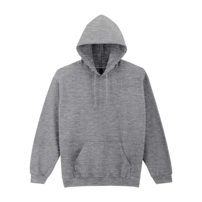 Худи HEAVY BLEND, ГРАФИТОВЫЙ МЕЛАНЖ 3XL