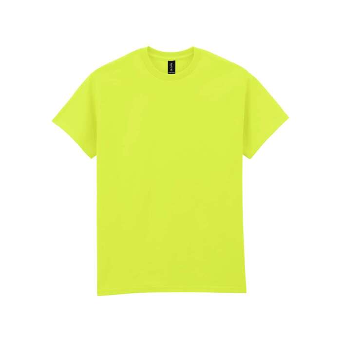 Футболка ULTRA COTTON, ЖЕЛТЫЙ НЕОН S