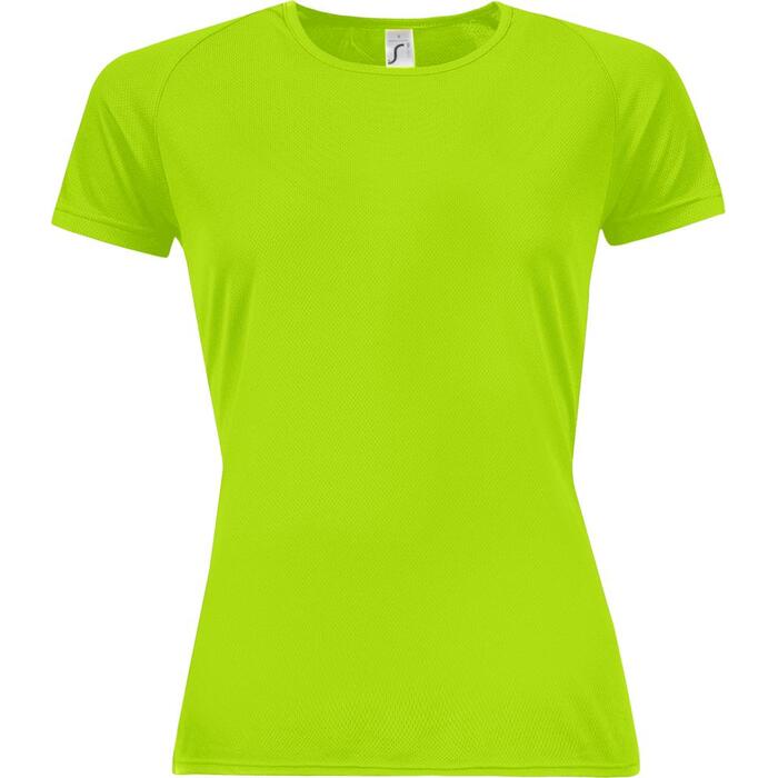 Футболка женская Sporty Women 140 зеленый неон, размер XL