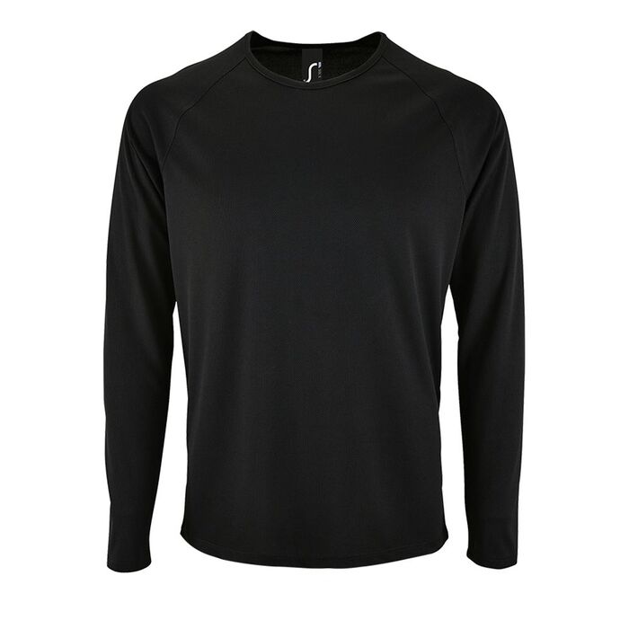 Футболка с длинным рукавом Sporty LSL Men черная, размер L