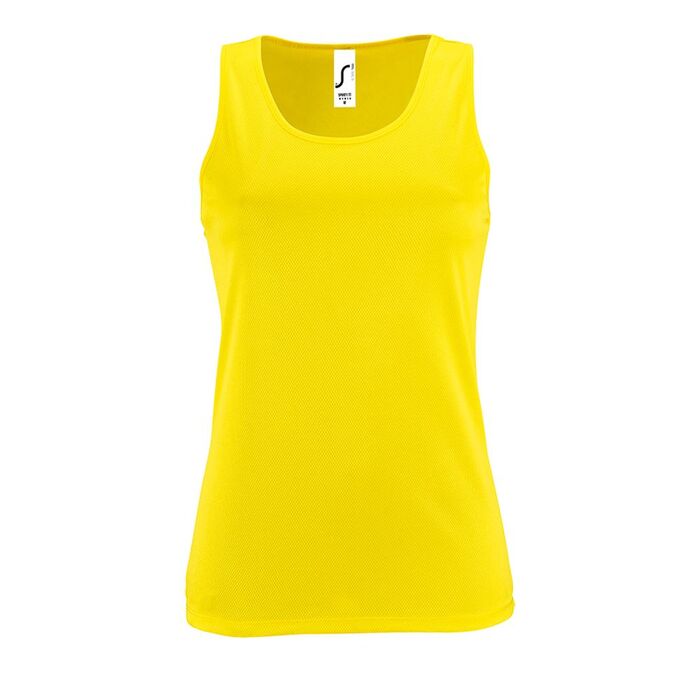 Майка женская Sporty TT Women желтый неон, размер XS