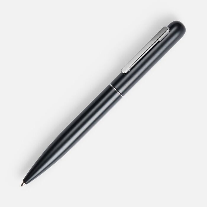 Ручка шариковая Scribo, матовая черная