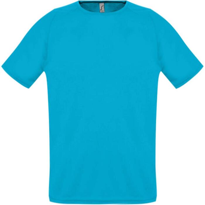 Футболка унисекс Sporty 140 бирюзовая, размер 3XL