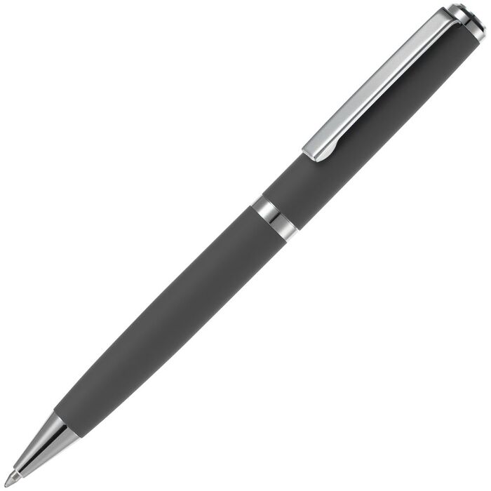Ручка шариковая Inkish Chrome в футляре, серая