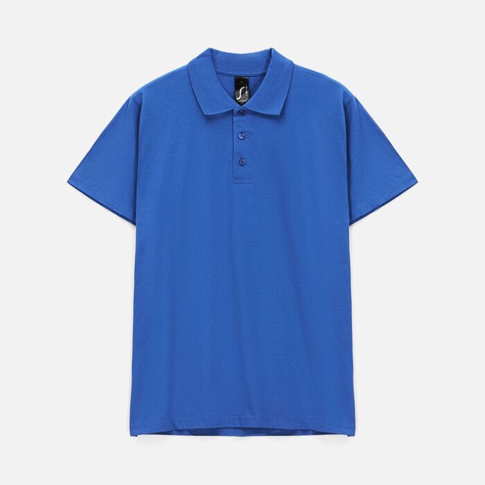 Рубашка поло мужская Prescott men 170 ярко-синяя, размер XL
