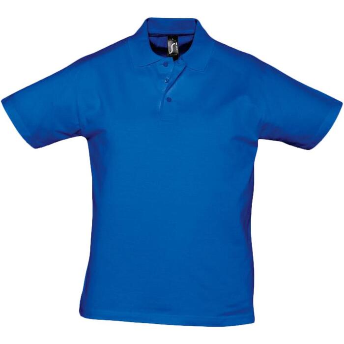 Рубашка поло мужская Prescott men 170 ярко-синяя, размер XXL