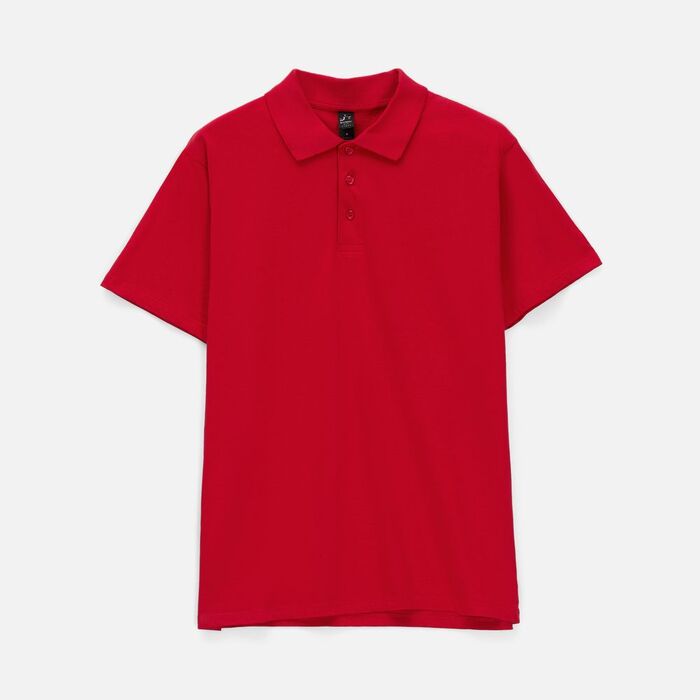 Рубашка поло мужская Prescott men 170 красная, размер L
