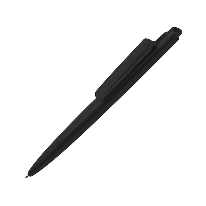 Ipe шариковая ручка RCS из переработанного материала (черные чернила) - Черный