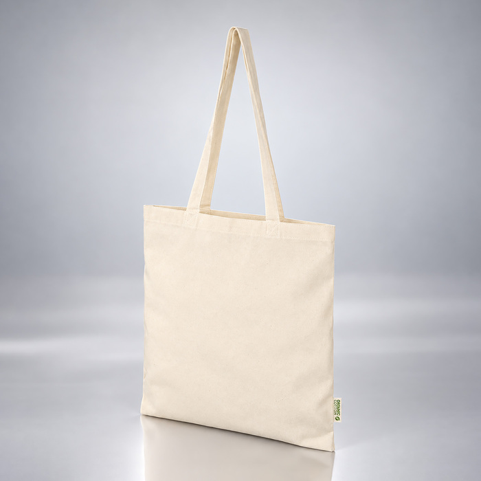 Odisha эко-сумка из органического материала OCS, плотностью 100 г/м² - Натуральный