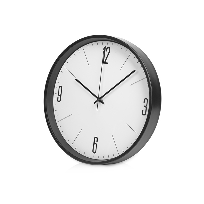 Алюминиевые настенные часы, диаметр 30,5 см 