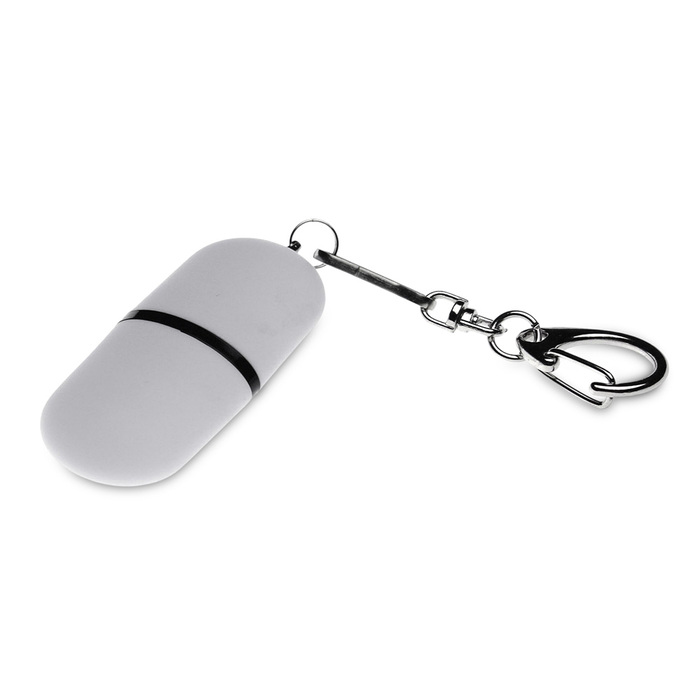 Флешка Goutte Soft-touch на 256 Гб, белый