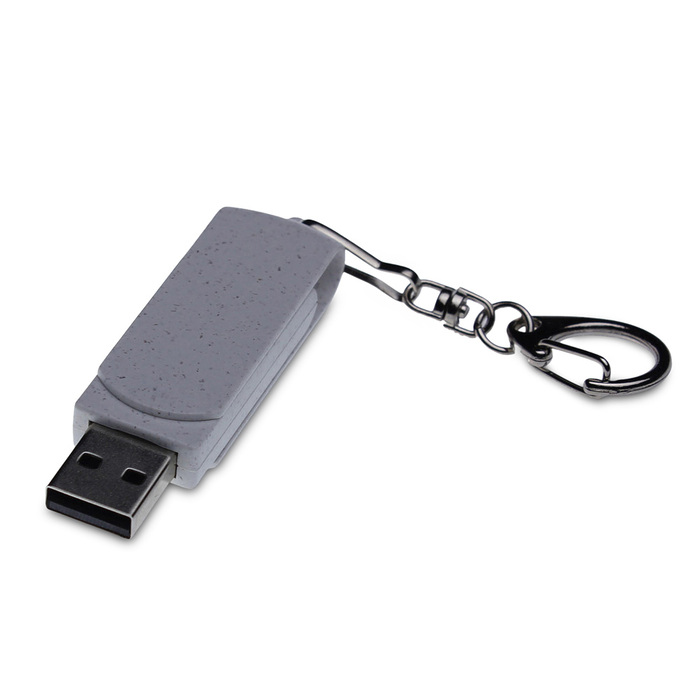 Флешка USB 2.0 Варуна на 64 ГБ, крапчатый белый
