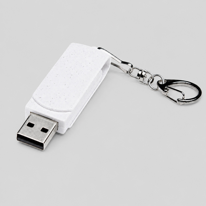 Флешка USB 3.0 Варуна на 16 ГБ, крапчатый белый