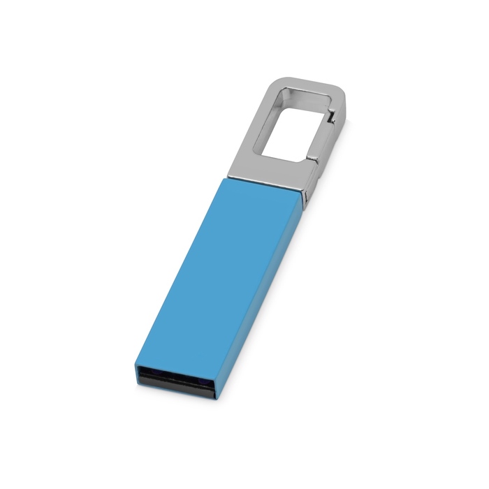 Флеш-карта USB 2.0 16 Gb с карабином 