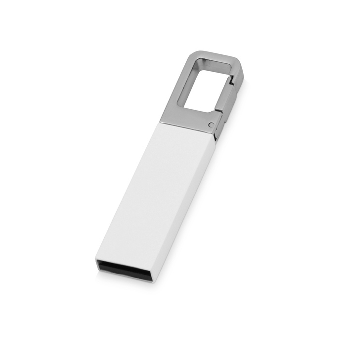 Флеш-карта USB 2.0 16 Gb с карабином 