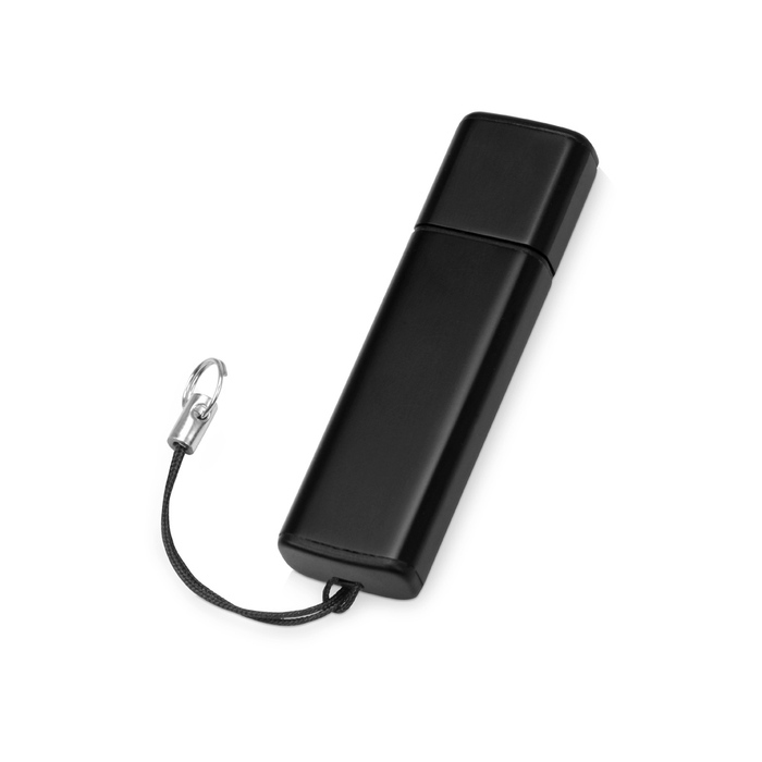 Флеш-карта USB 2.0 16 Gb металлическая с колпачком 