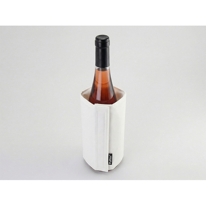WINE COOLER SATIN WHITE/Охладитель-чехол для бутылки вина или шампанского, белый