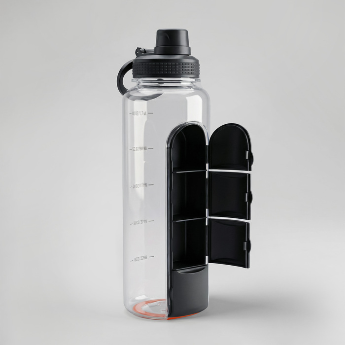 Бутылка для воды «Electrolyte», черный (Р)