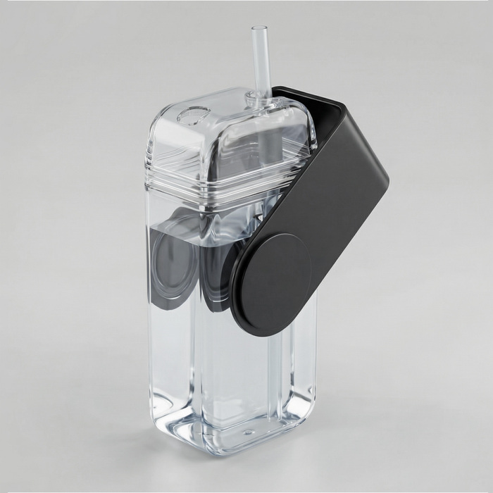 Бутылка для воды JUICY DRINK BOX, черный