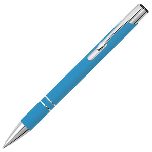 Ручка шариковая Legend Soft Touch, голубой
