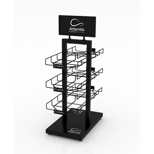 Стойка настольная_ATLANTIS BLACK RETAIL DOUBLE SIDE DISPLAY