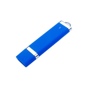 USB-флешка на 2 ГБ с покрытием soft-touch "Орландо", синий