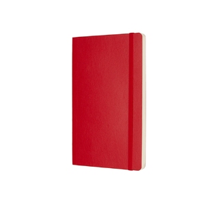 Записная книжка Moleskine Classic Soft (нелинованный), Large (13х21см), красный